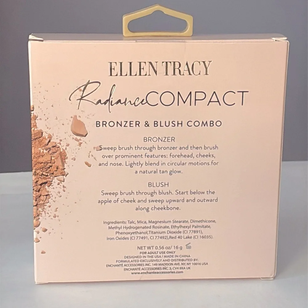Ellen Tracy Radiance Compact Bronzer & Blush Combo